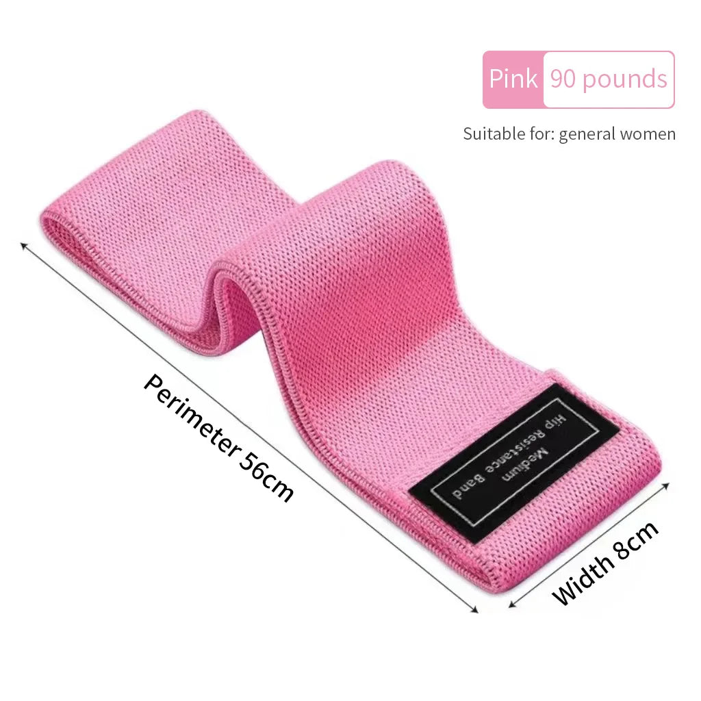 Fitness Resistance Band Buttocks Expansion Fitness Cloth Rubber Band Elastic Expander Suitable For Home Exercise Sport Equipment