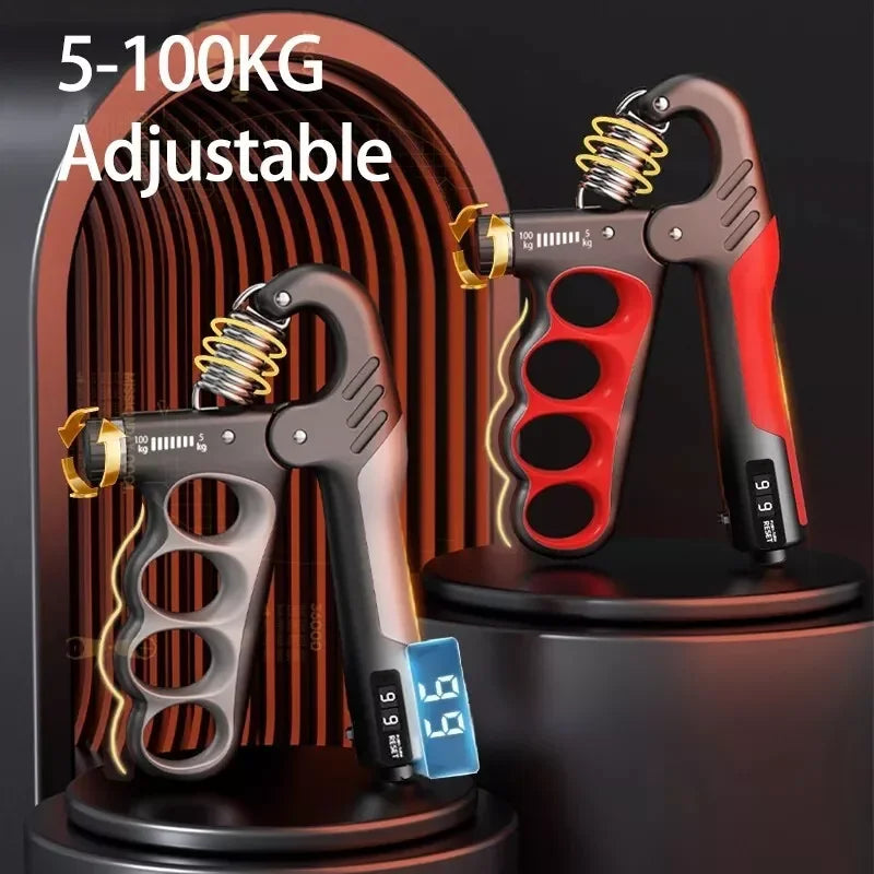 5-100kg Smart Grip Strength Gym Adjustable Muscle Recovery Hand Strengthener  Fitness Forearm Muscle Training for Woman Man