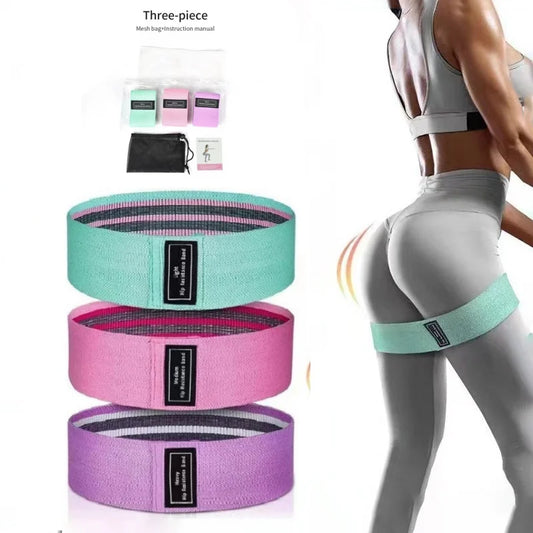 Fitness Resistance Band Buttocks Expansion Fitness Cloth Rubber Band Elastic Expander Suitable For Home Exercise Sport Equipment