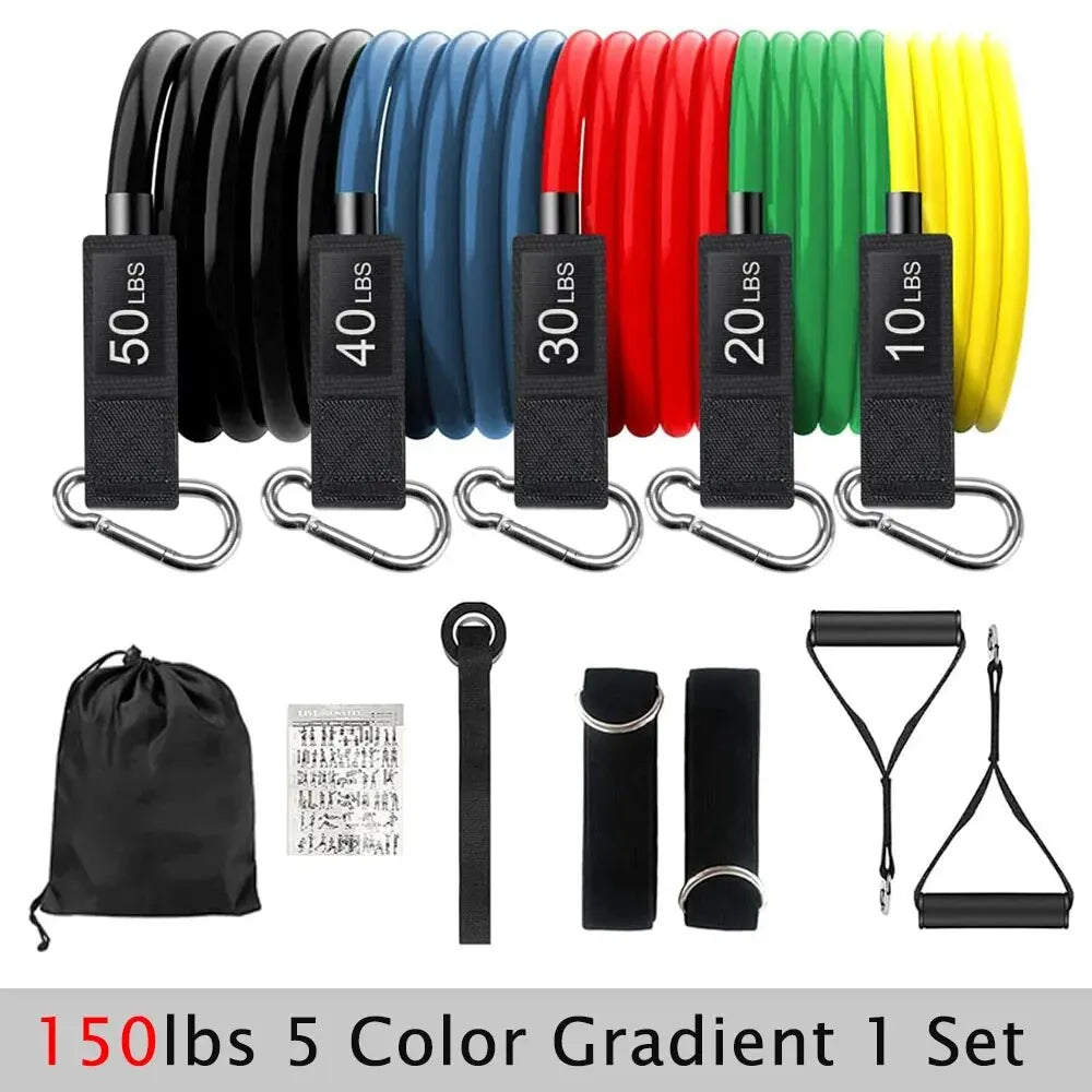 HIGH QUALITY Resistance Bands Set Tension Pull Rope for Men Women Workout Exercise Bands for Fitness Home Gym Strength Training Equipment