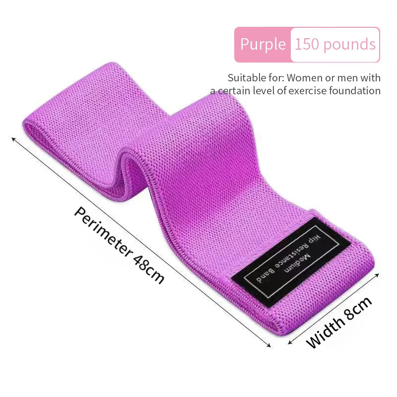 Fitness Resistance Band Buttocks Expansion Fitness Cloth Rubber Band Elastic Expander Suitable For Home Exercise Sport Equipment